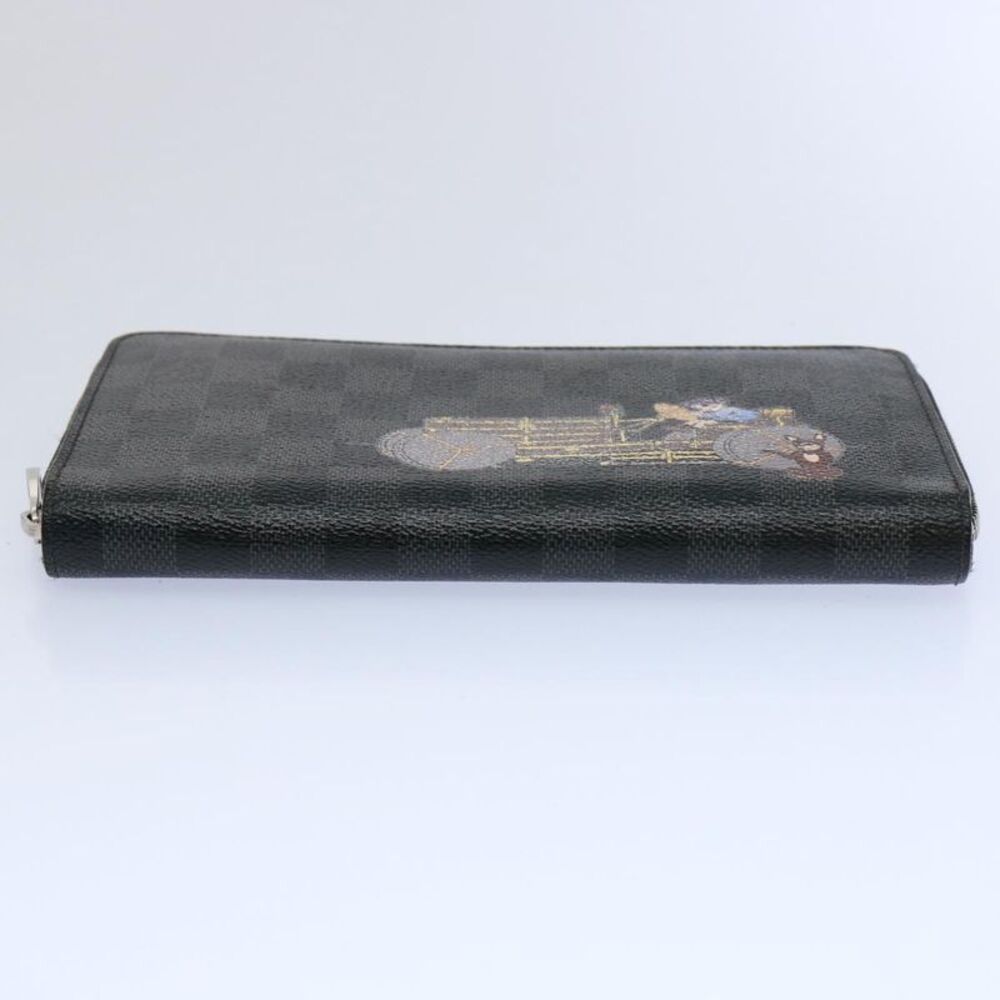 Pre Loved LOUIS VUITTON Damier Graphite Illustre Zippy Organizer Wallet N63002 - Picture 6 of 10